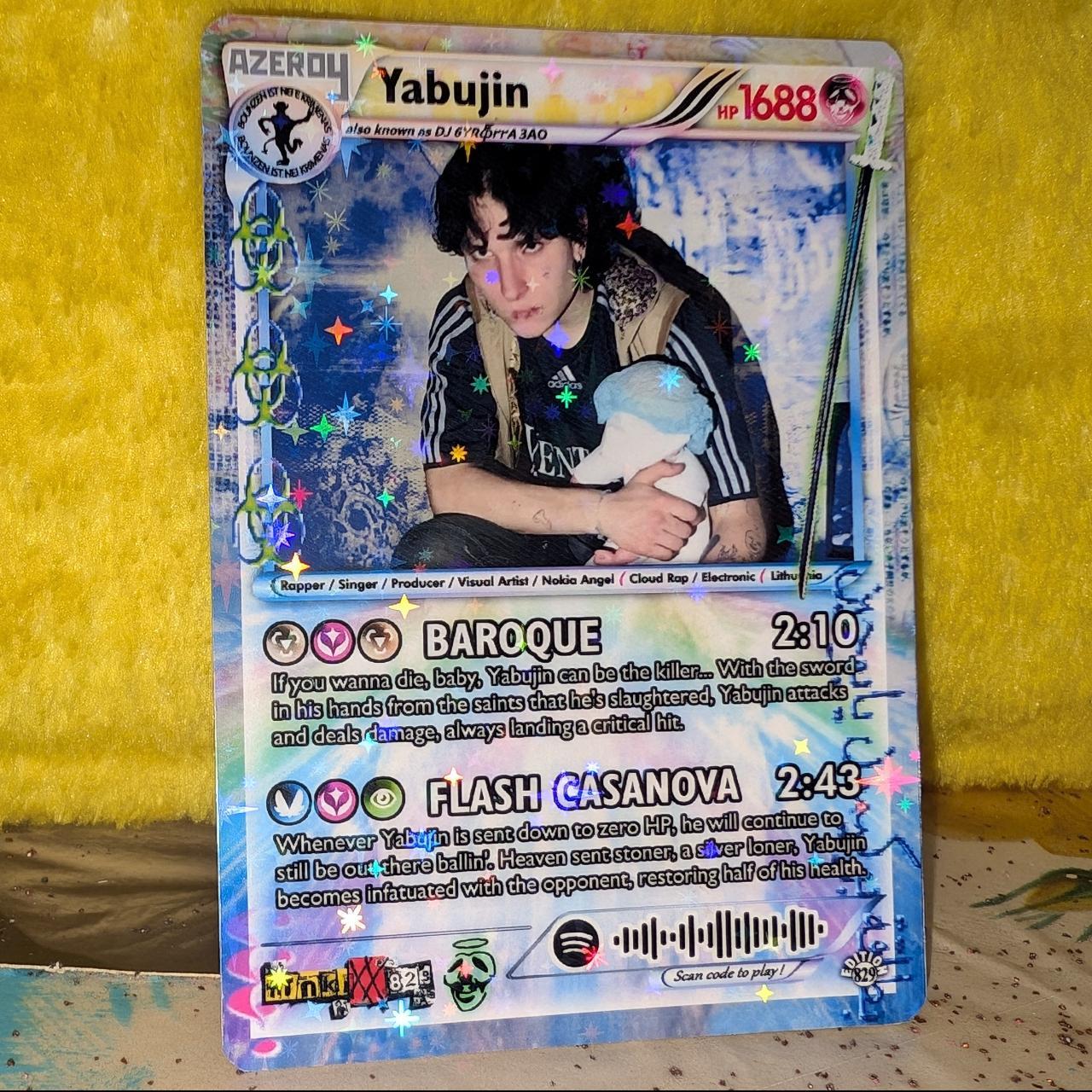 Yabujin Holographic Trading Card frnkiXX.829 Yabujin Holographic Trading Card frnkiXX.829