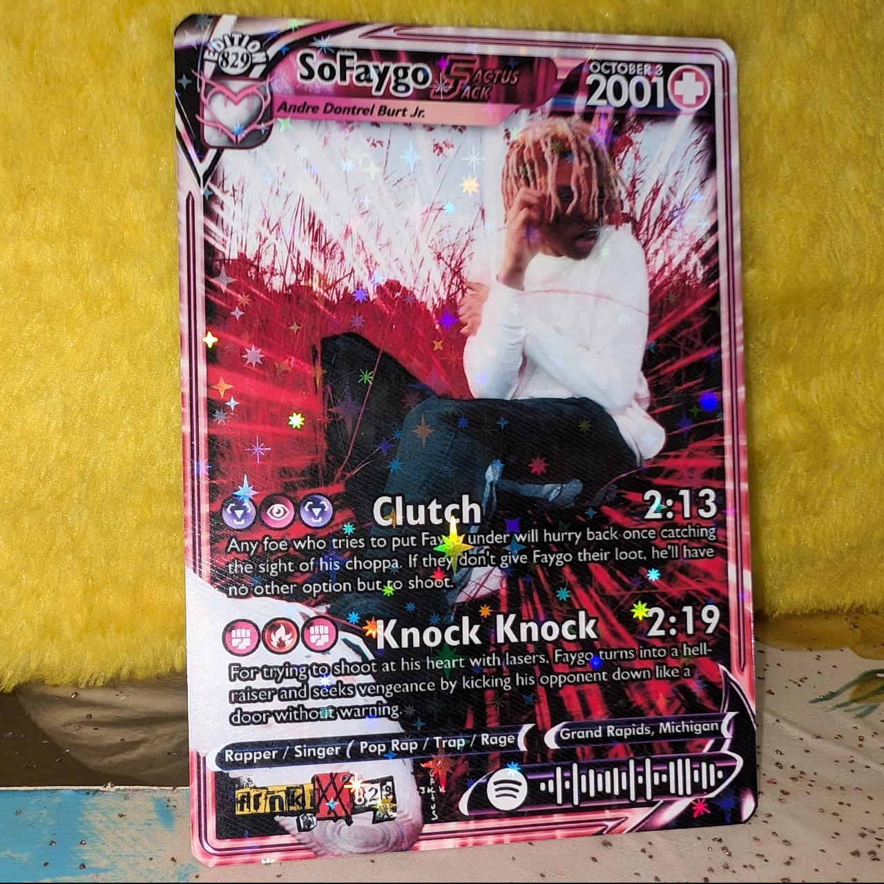 SoFaygo Holographic Trading Card