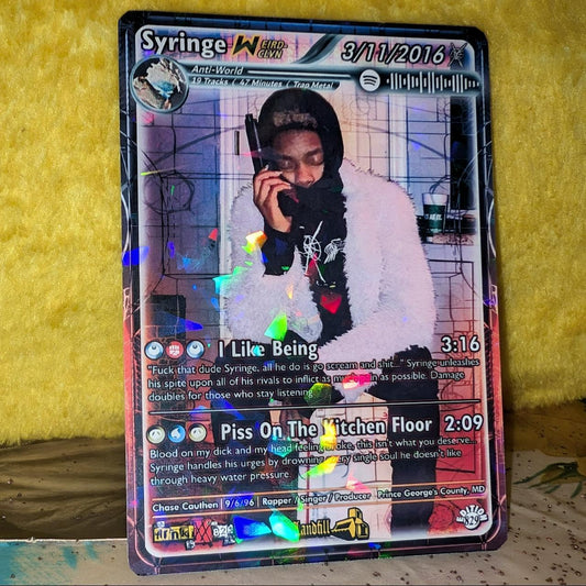 Syringe / Sybyr Holographic Trading Card