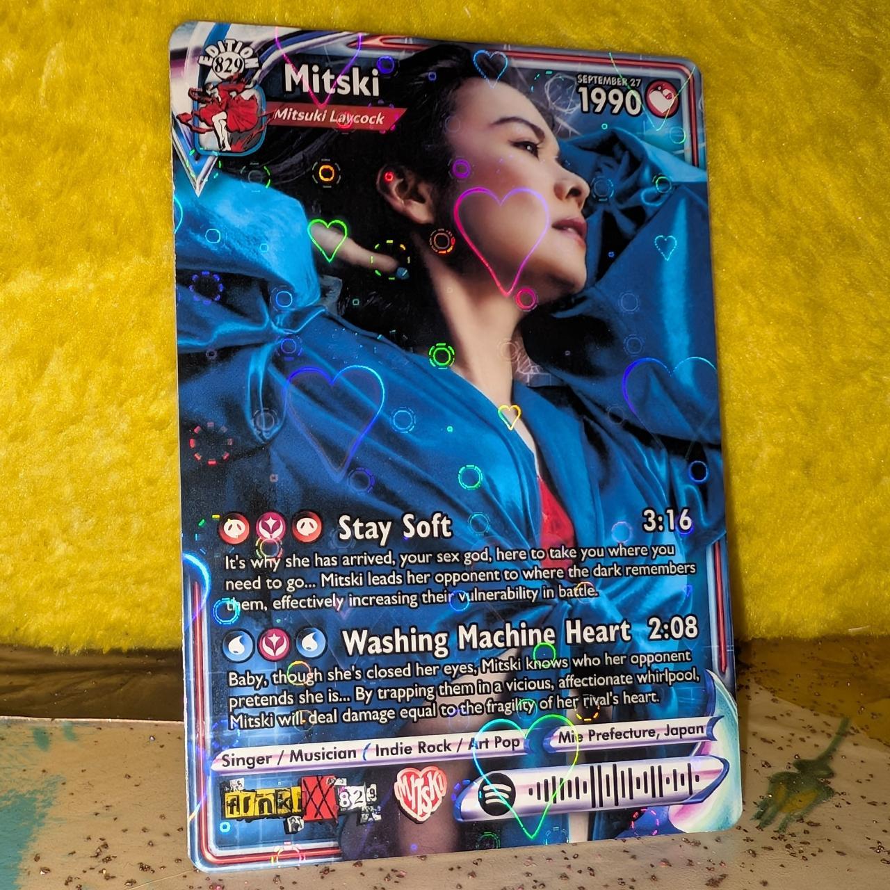 Mitski Holographic Trading Card