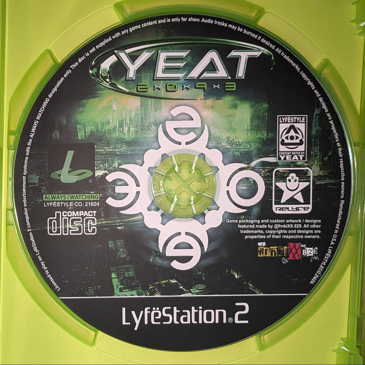 Yeat - 2093' Game Case