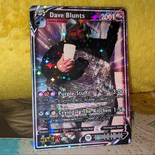 Dave Blunts Holographic Trading Card