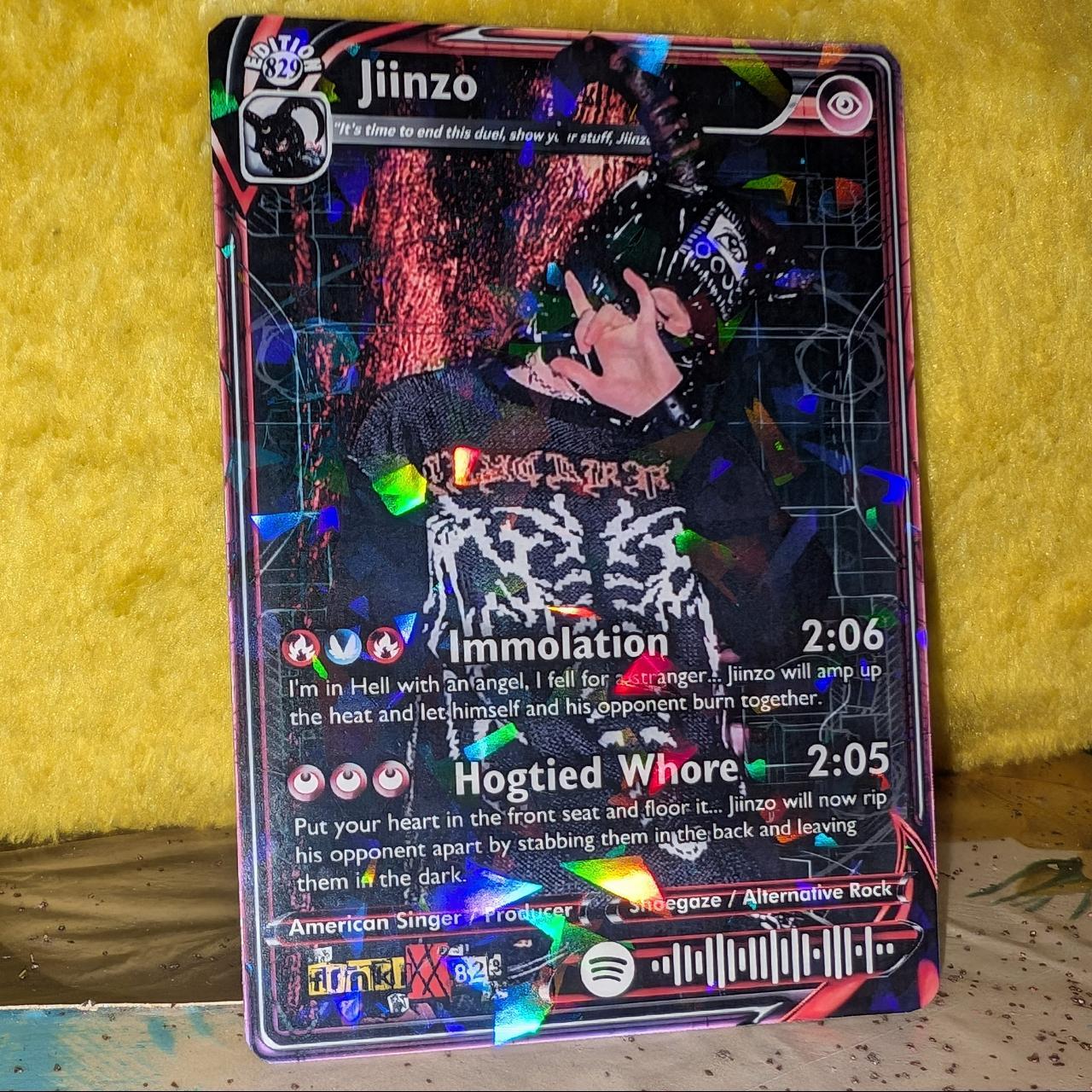 Jiinzo Holographic Trading Card – frnkiXX.829