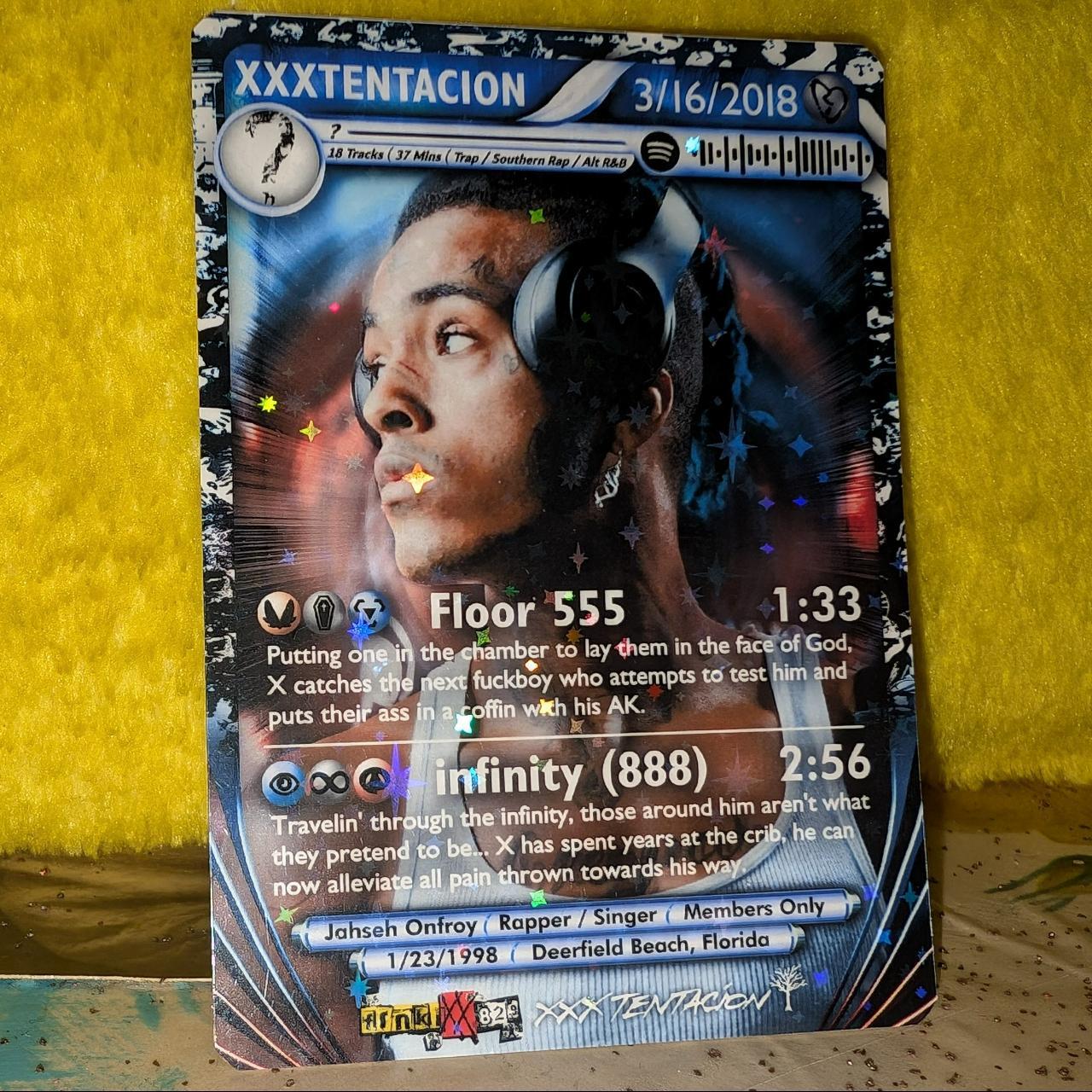 XXXTENTACION Holographic Trading Card Set