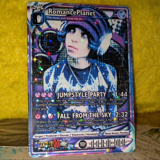 RomancePlanet Holographic Trading Card