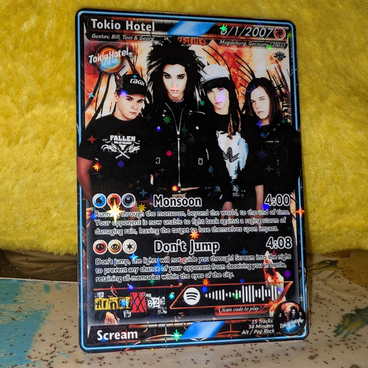 Tokio Hotel Holographic Trading Card