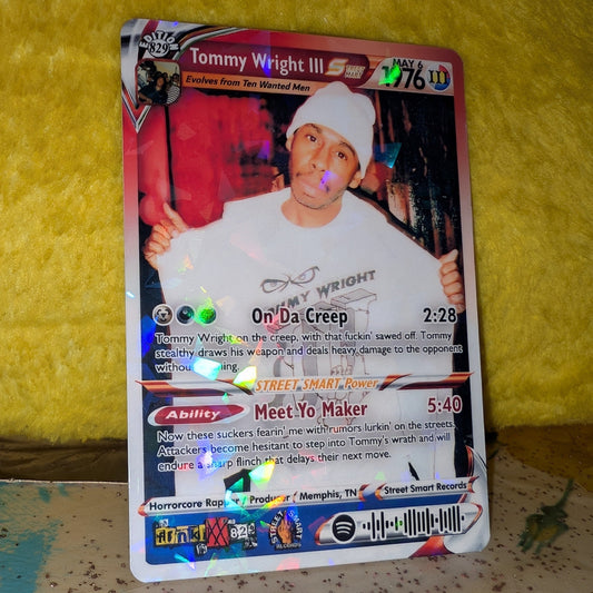 Tommy Wright III Holographic Trading Card