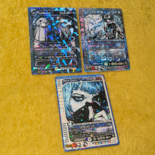 bean0ill887 + frnkiXX.829 Collab Trading Card Set