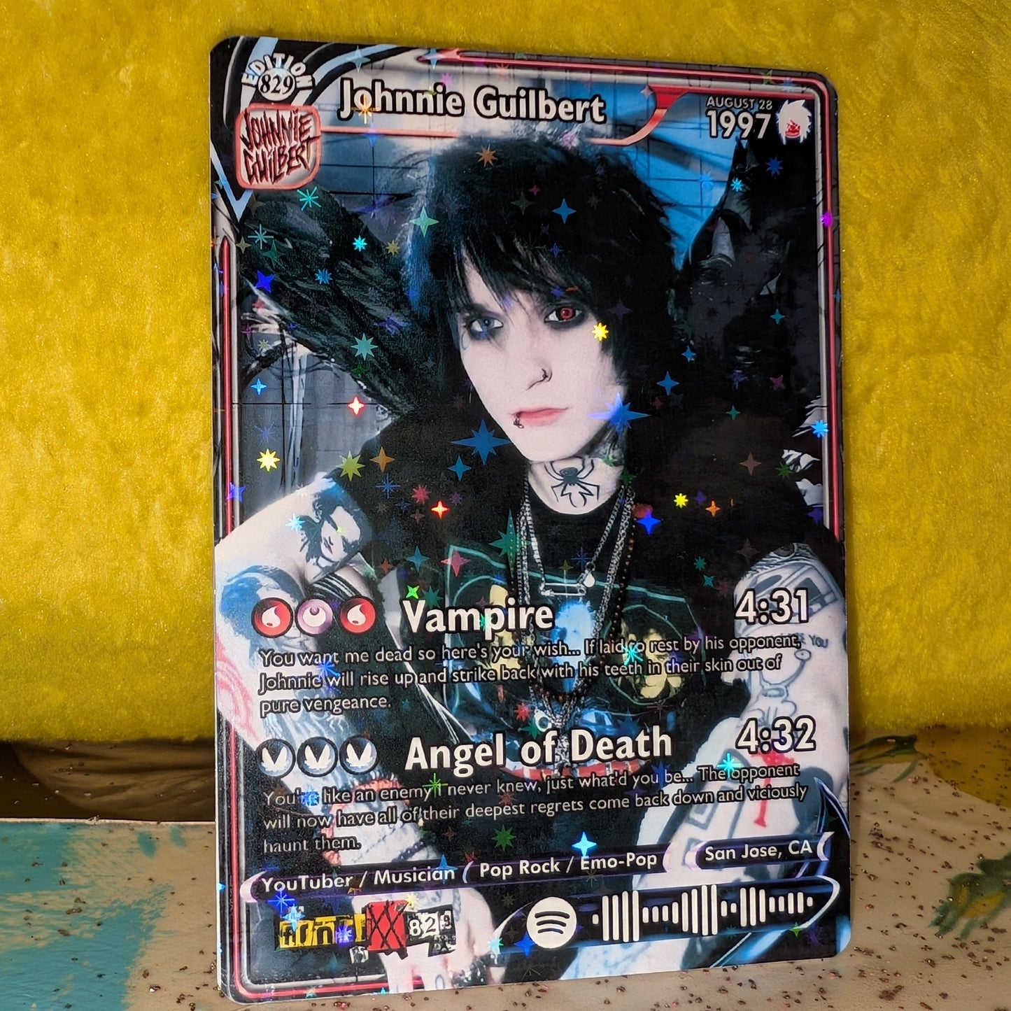 Johnnie Guilbert & Jake Webber Holographic Trading Card Set