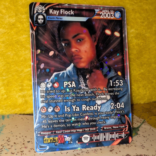 Kay Flock Holographic Trading Card