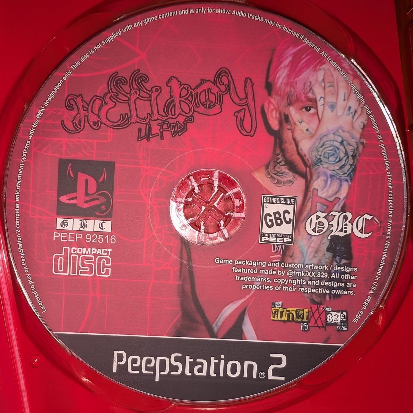 Lil Peep - 'HELLBOY' Game Case
