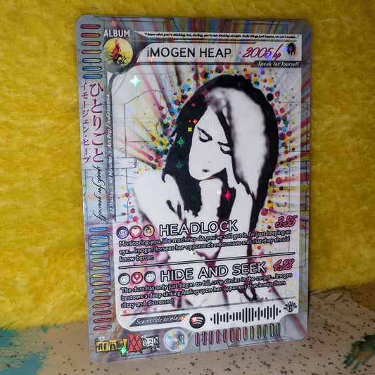 Imogen Heap Holographic Trading Card