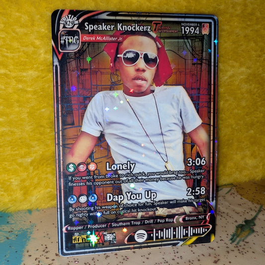 Speaker Knockerz Holographic Trading Card