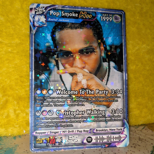 Pop Smoke Holographic Trading Card