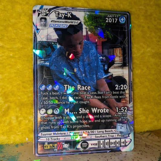 Tay-K Holographic Trading Card