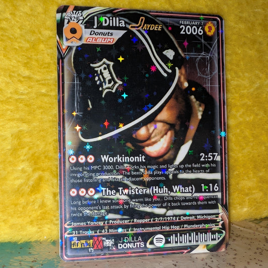 J Dilla Holographic Trading Card