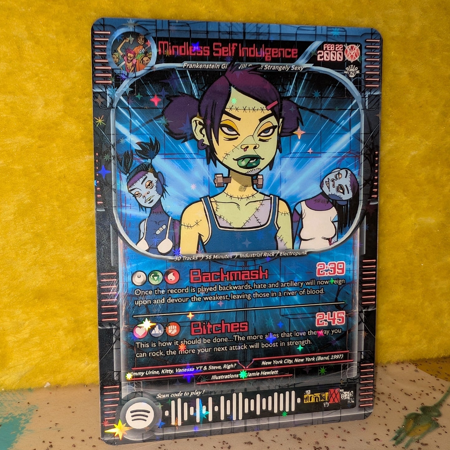 Mindless Self Indulgence Holographic Trading Card Set