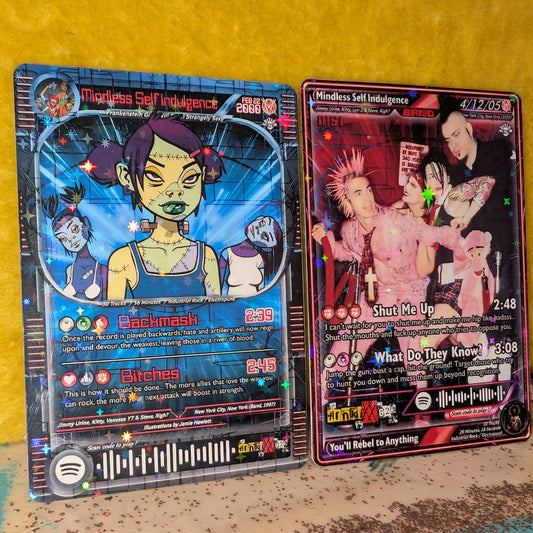 Mindless Self Indulgence Holographic Trading Card Set