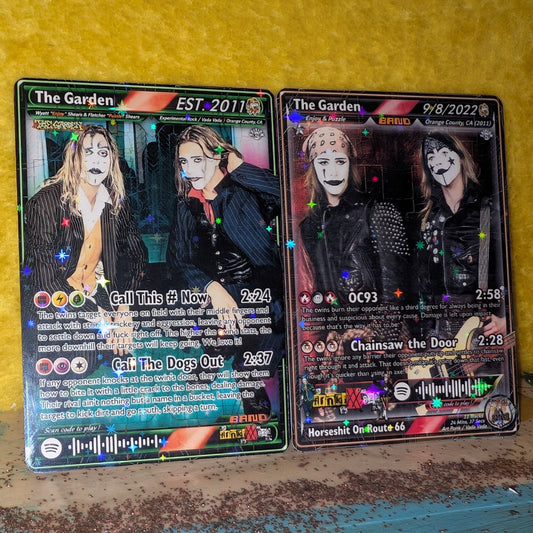 The Garden Holographic Trading Card Set