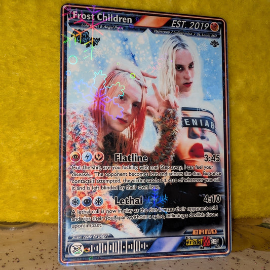 Frost Children Holographic Trading Card