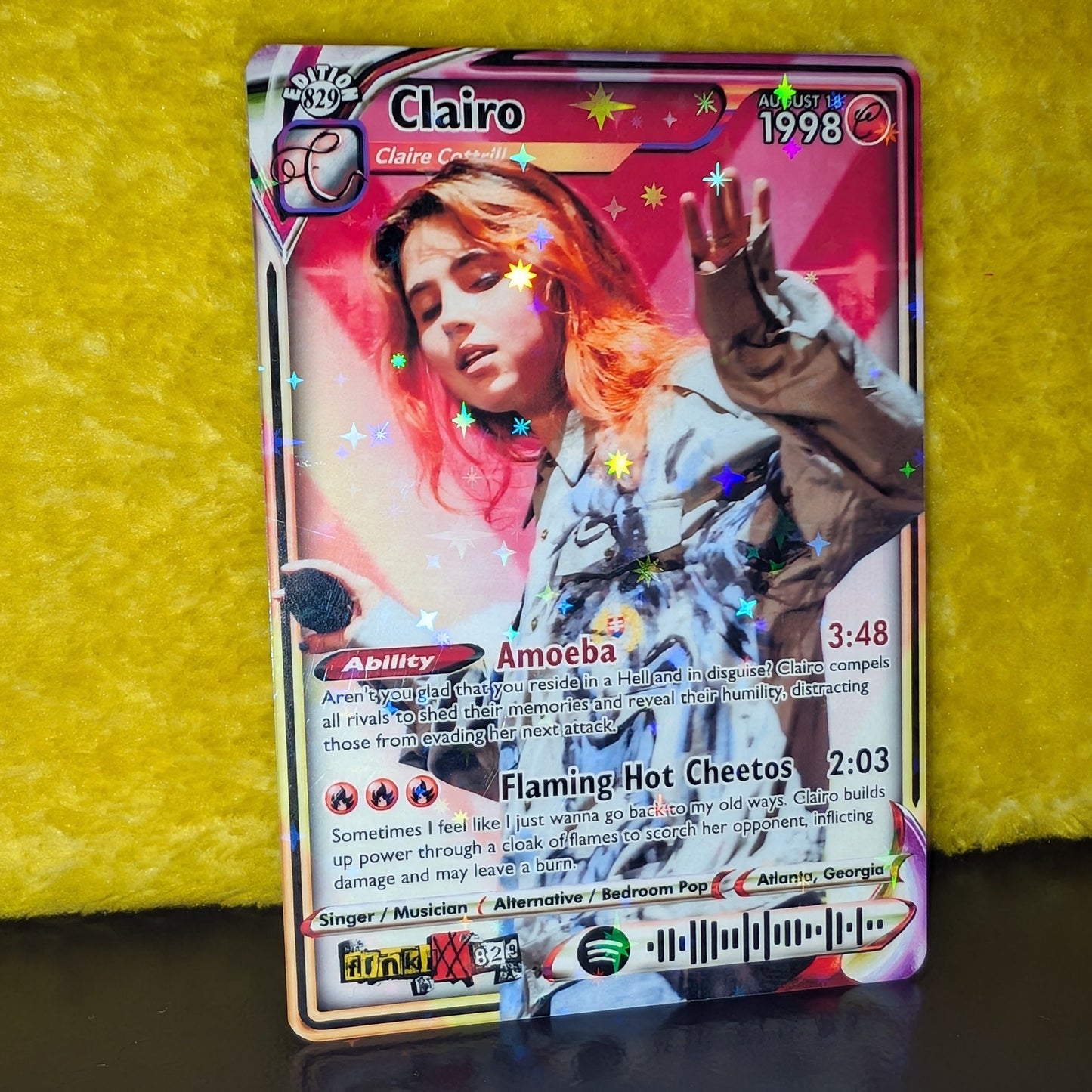 Clairo Holographic Trading Card Set