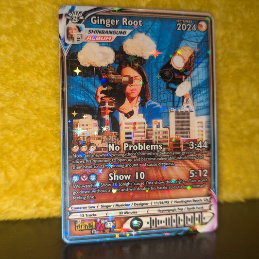 Ginger Root Holographic Trading Card
