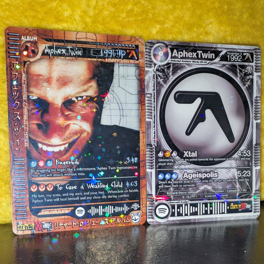 Aphex Twin Holographic Trading Card Set