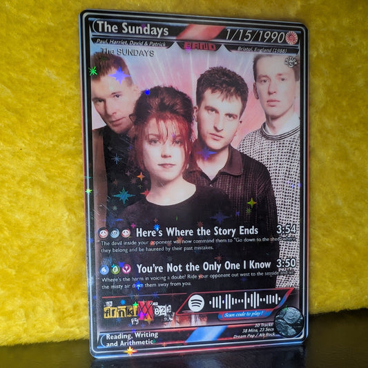 The Sundays Holographic Trading Card