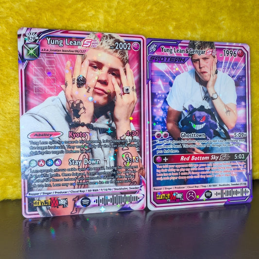 Yung Lean Holographic Trading Card Set