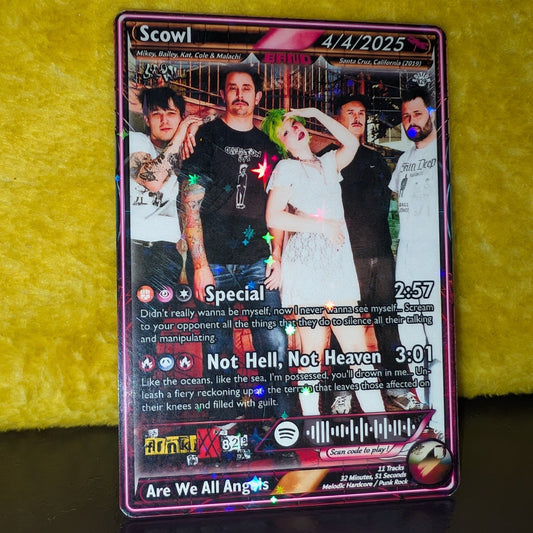 Scowl Holographic Trading Card