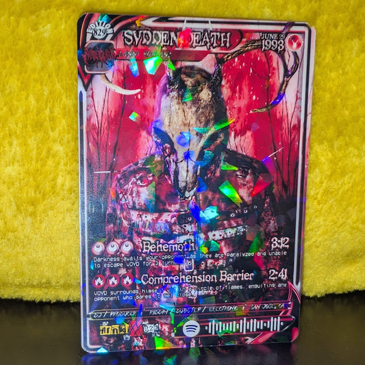 SVDDEN DEATH Holographic Trading Card