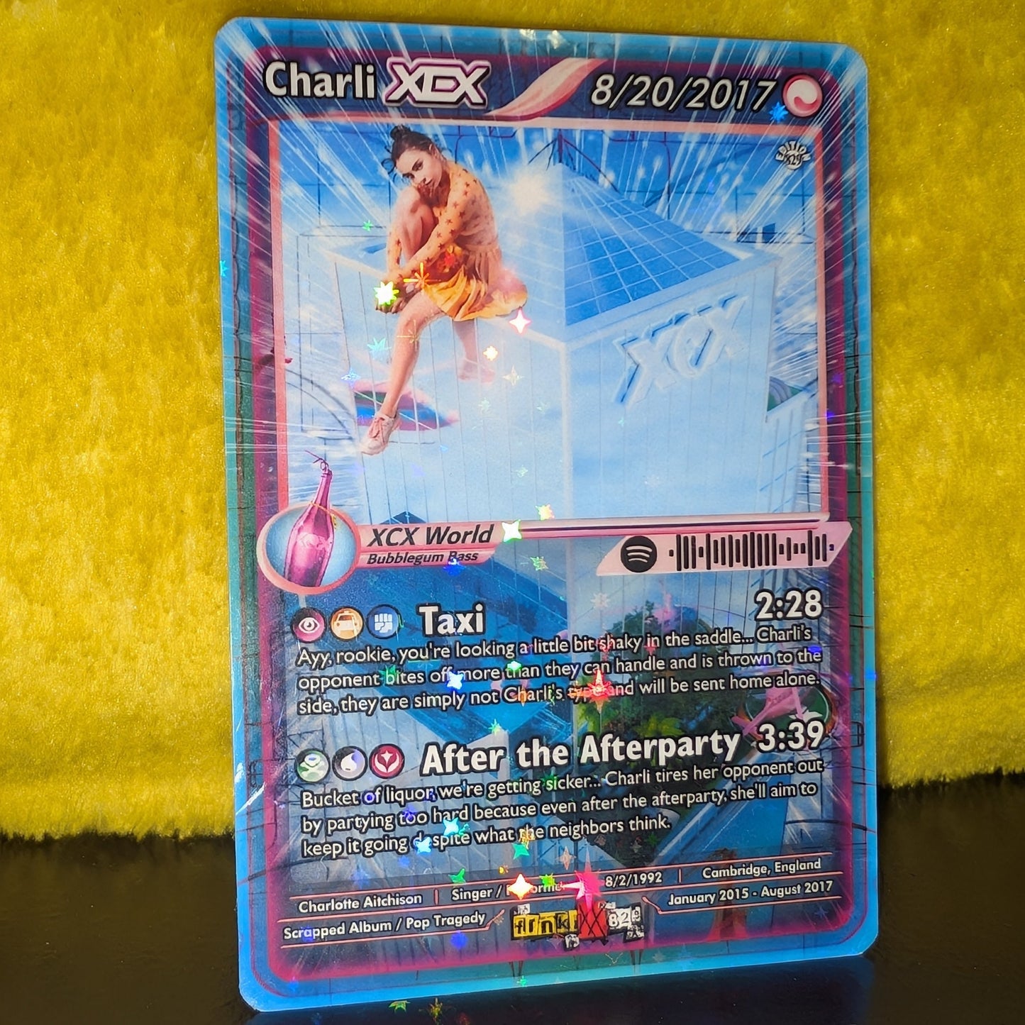 Charli XCX Holographic Trading Card Set