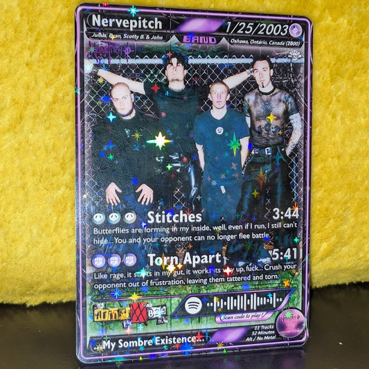Nervepitch Holographic Trading Card
