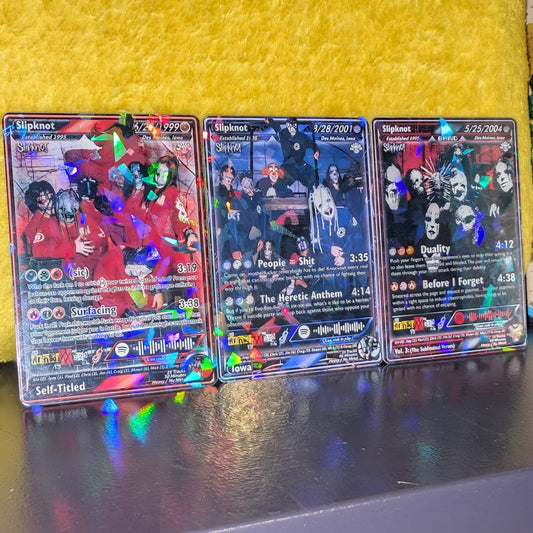 Slipknot Holographic Trading Card Set