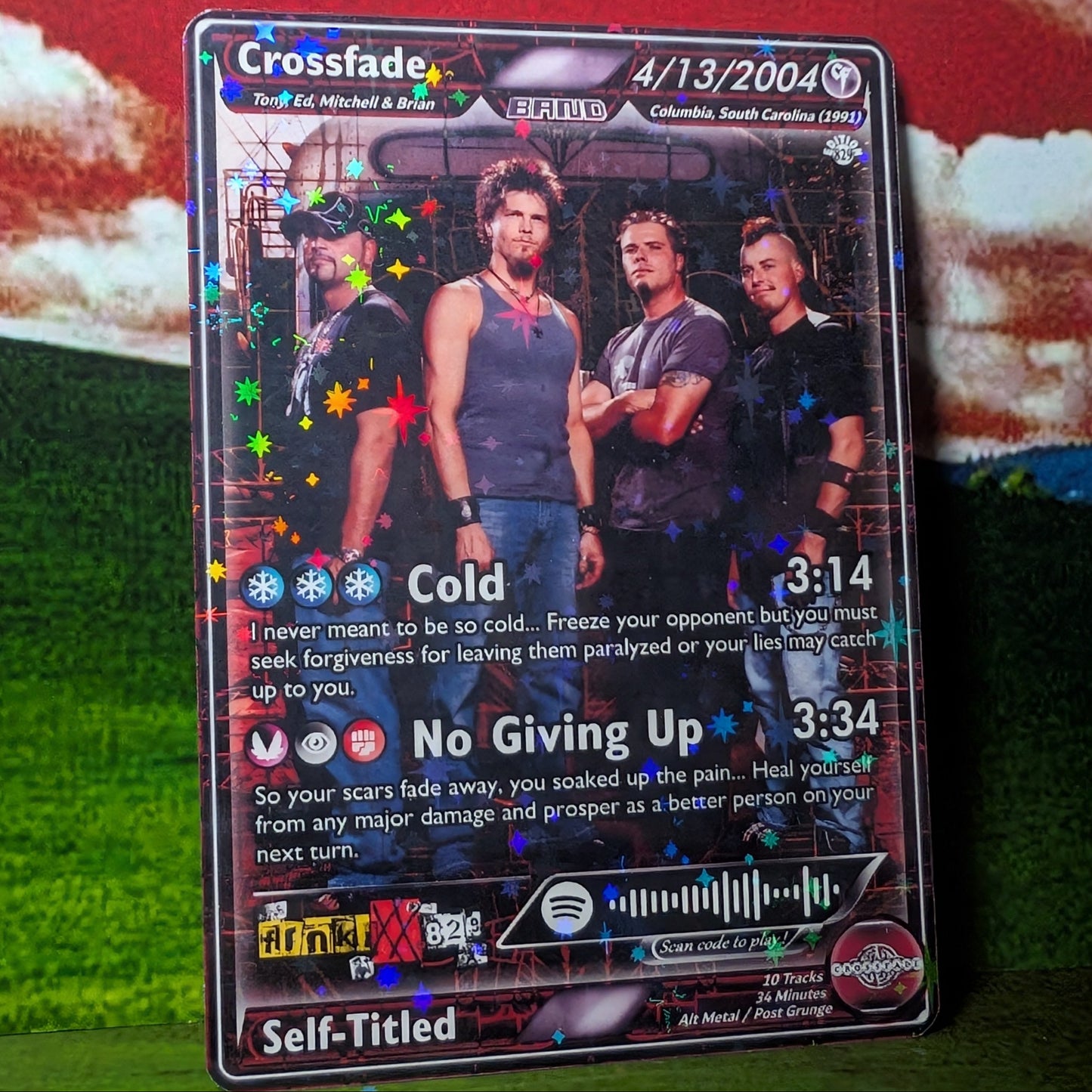 Crossfade Holographic Trading Card