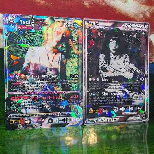 Yeule Holographic Trading Card Set