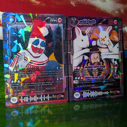 Acid Bath Holographic Trading Card Set