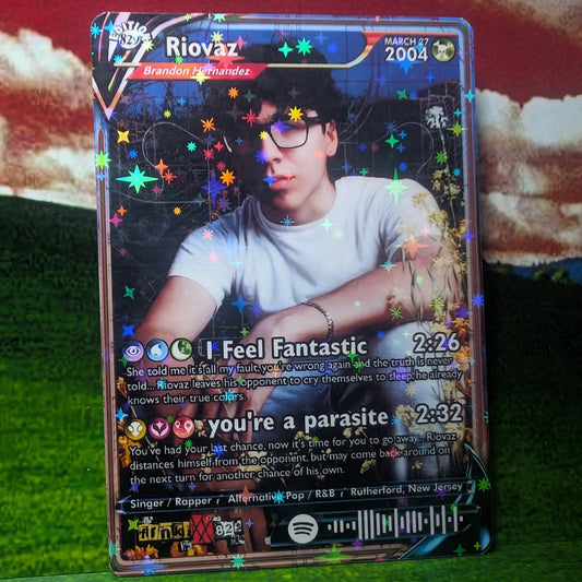 Riovaz Holographic Trading Card