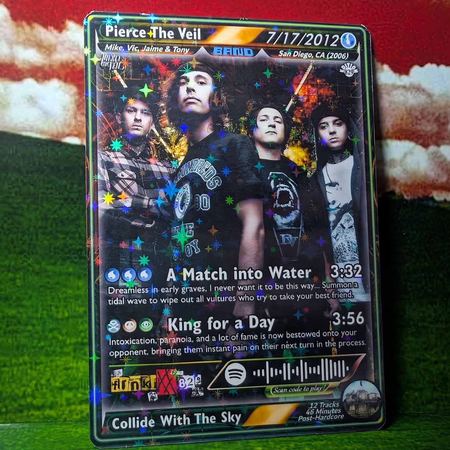 Pierce The Veil Holographic Trading Card Set