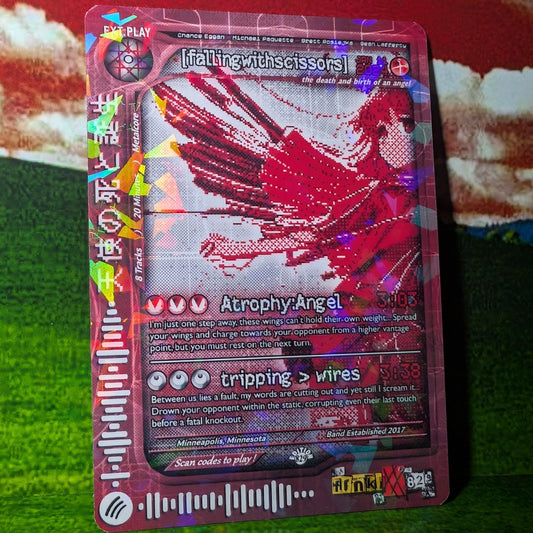 fallingwithscissors Holographic Trading Card