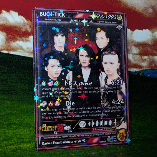 BUCKTICK Holographic Trading Card