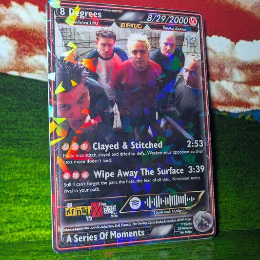 8 Degrees Holographic Trading Card