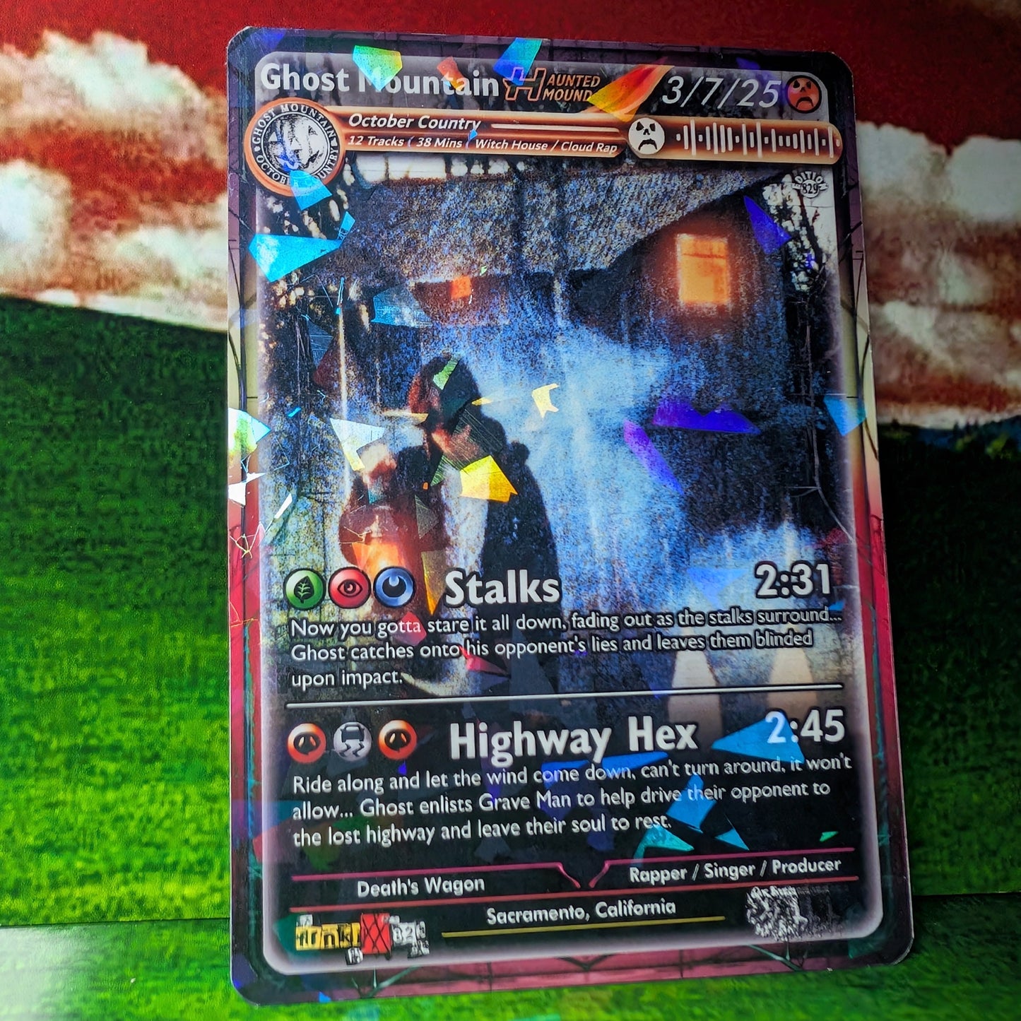 Sematary / Ghost Mountain / Haunted Mound Holographic Trading Card Sets