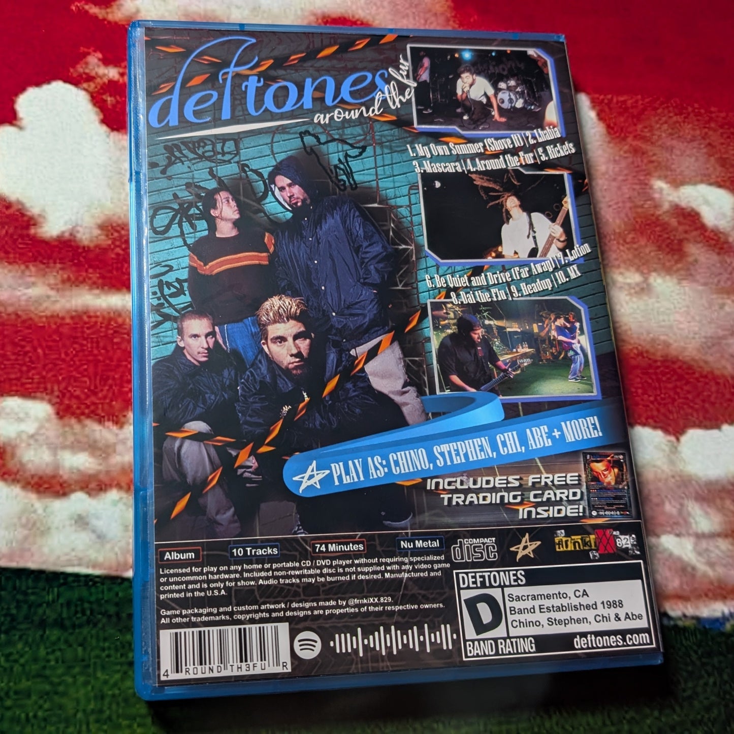 Deftones Game Case