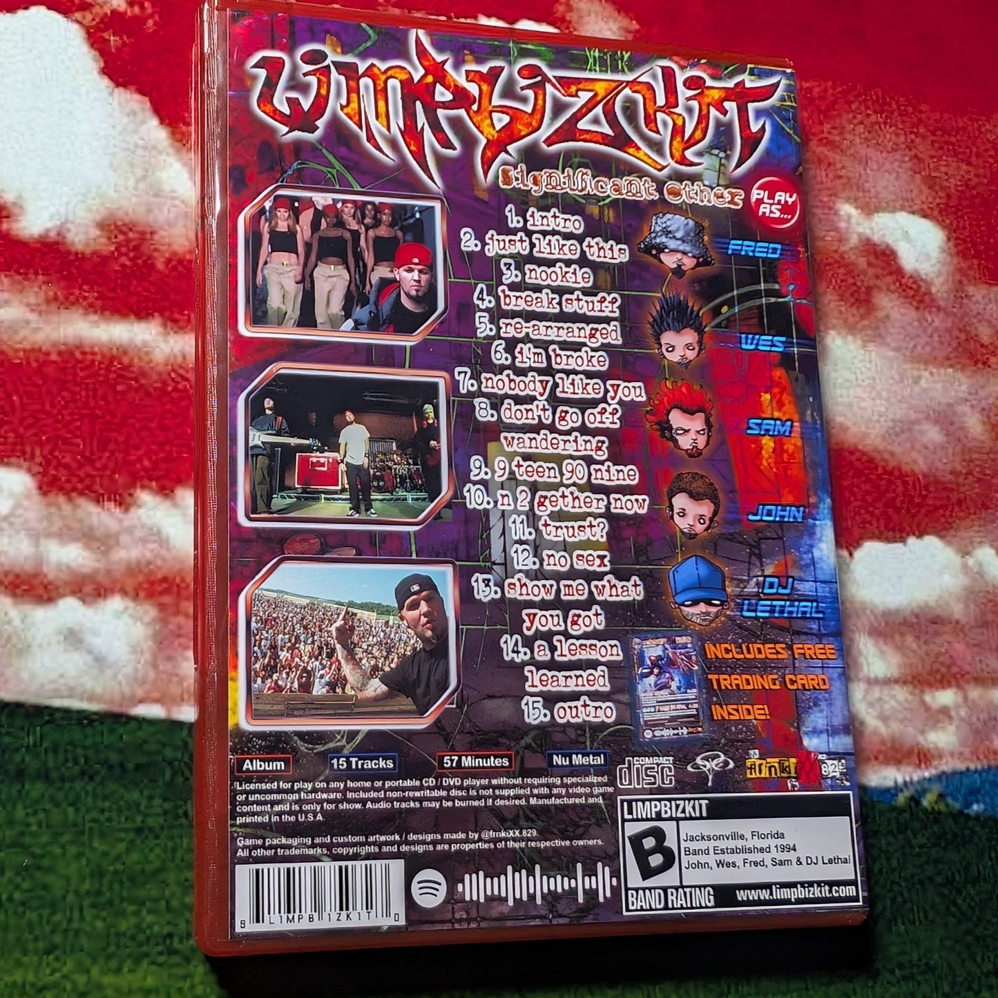 Limp Bizkit Game Case