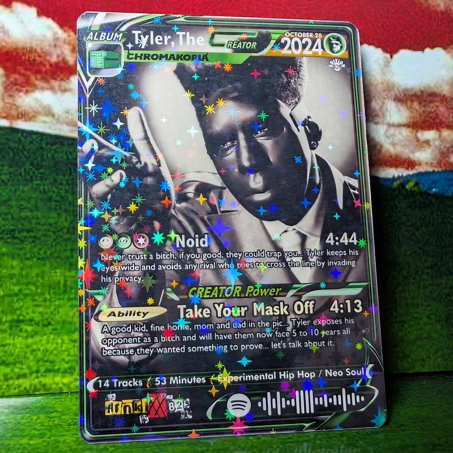 Tyler, The Creator Holographic Trading Card Set