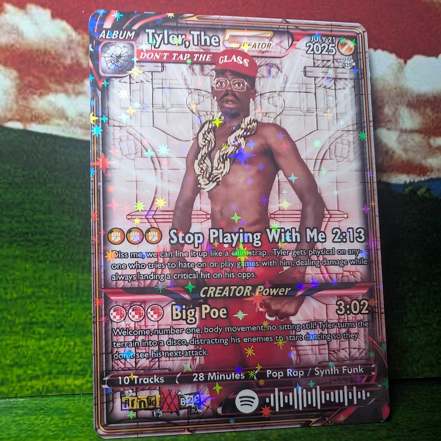 Tyler, The Creator Holographic Trading Card Set