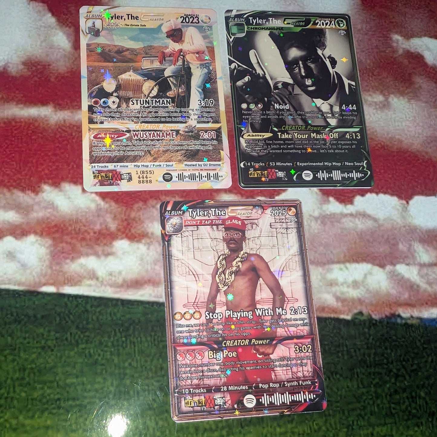 Tyler, The Creator Holographic Trading Card Set