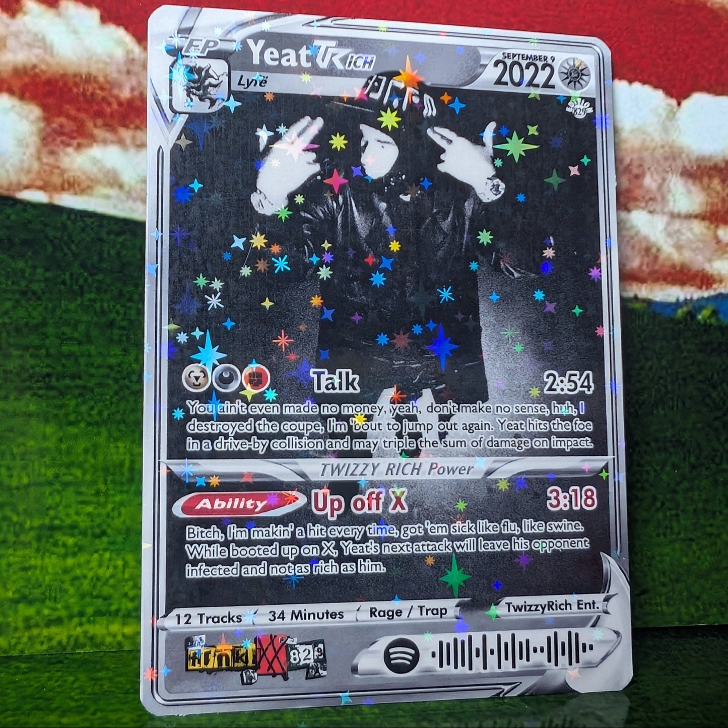 Yeat Holographic Trading Card Set