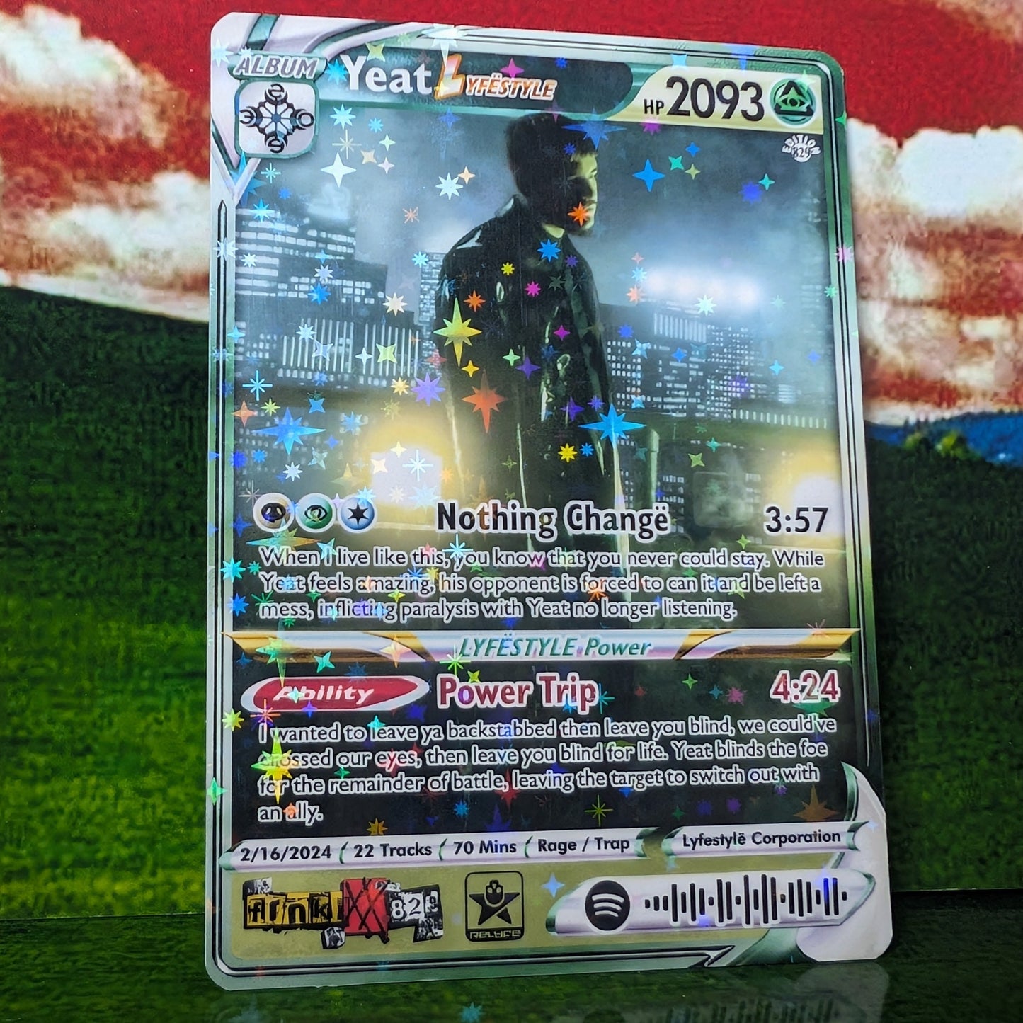 Yeat Holographic Trading Card Set